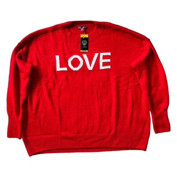 NWT Vince Camuto Ladies Valentines Day Sweater Size Medium - Picture 1 of 11